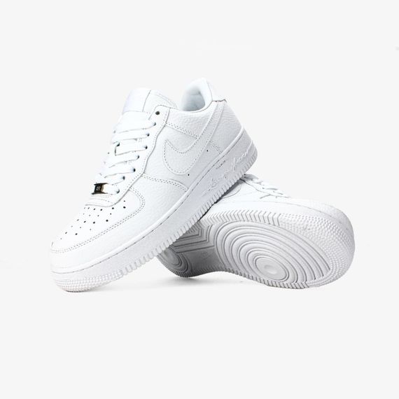 Кросівки демісезонні Nike Air Force матеріал шкіра колір білий | Зображення 7