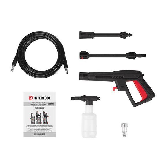 Мийка високого тиску, 1,4 кВт, 80-110 бар, 6,5 л/хв, шланг 5 м INTERTOOL DT-1513 | Зображення 9