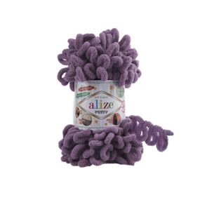 Пряжа Alize Puffy 437 алізе пуффі плюшева