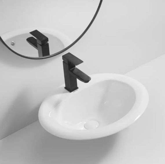 Раковина накладна Mixxus Premium TOPPER-1602 з отвором під змішувач (MP6572) | Зображення 2