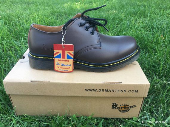 Ботинки полуботинки туфли Dr. Martens 1461 (Коричневые) Размер 41 42 43 45 | Зображення 1