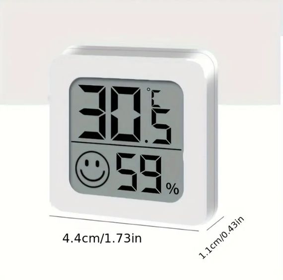 Міні РК-цифровий термометр і гігрометр — портативний вимірювач температури та вологості для дому та вулиці | Зображення 7