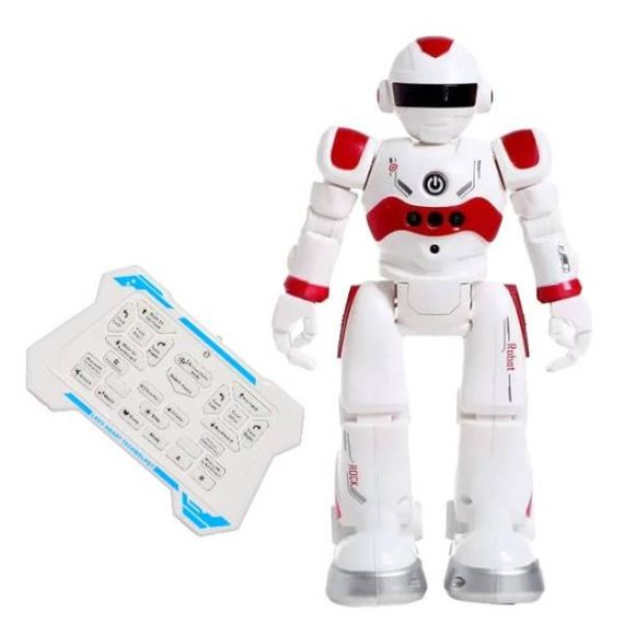 Робот інтерактивний з пультом керування Lezo Toys 99888-3 Білий з червоним