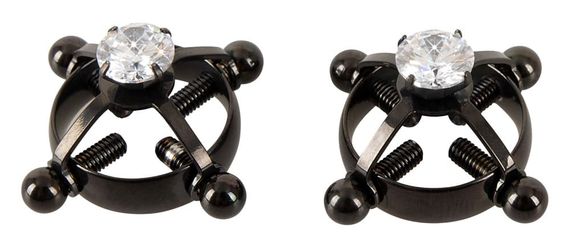 Затискачі для сосків Bad Kitty Nipple Jewellery Чорні One Size | Зображення 2