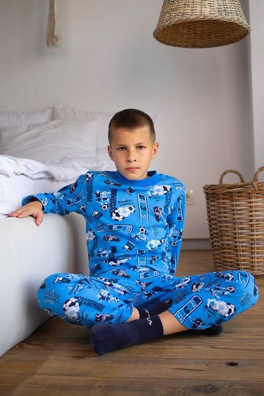 Піжама для хлопчика (тепла) Носи своє 116 Темно-блакитний (p-4174-167452) | Зображення 2