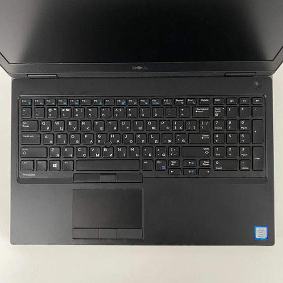 Мобильная рабочая станция Dell Precision 7530 / 15.6" (1920x1080) IPS / Intel Core i7-8850H (6 (12) ядра по 2.6 - 4.3 GHz) / 16 GB DDR4 / 256 GB SSD / nVidia Quadro P2000, 4 GB GDDR5, 128-bit / HDMI / WebCam б/у + Подарок Беспроводная мышь / USB | Зображення 2