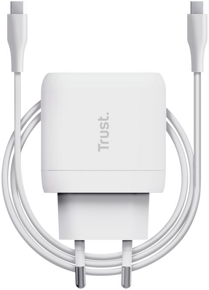 Зарядний пристрій Trust мережевий Maxo 45Вт, USB-C PD, білий (25138_TRUST) | Зображення 5