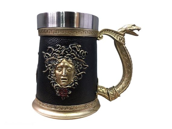 Кухоль Чашка Медуза Горгона 3D Нержавіюча Сталь | Зображення 3