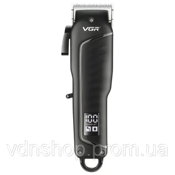 Машинка для стрижки LED профессиональная с насадками VGR V-683
