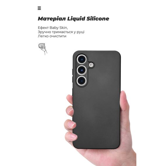 Чохол до мобільного телефона Armorstandart ICON Samsung S25 Camera cover Black (ARM81572) | Зображення 6