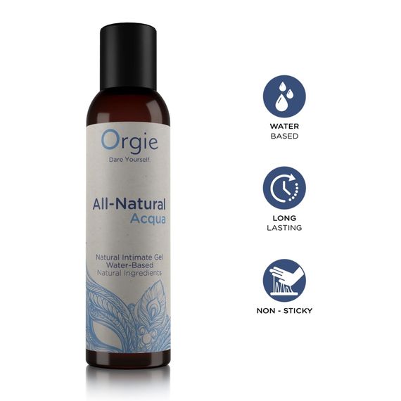 Лубрикант Orgie ALL-NATURAL ACQUA, 150 ML | Зображення 2