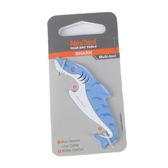 Міні-Мультитул NexTool EDC box cutter Shark KT5521Blue | Зображення 1