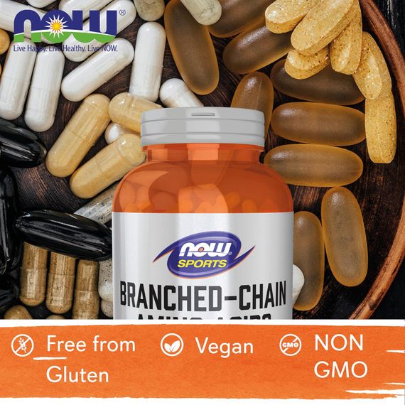 Аминокислоты NOW Foods Sports Branch Chain Amino 240 caps | Зображення 2