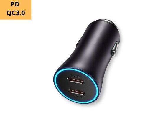 Автомобильное зарядное устройство XPRO CGJP0000 40W черный (37289-01) | Зображення 1