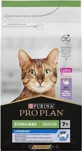 PRO PLAN STERILISED 7+ , з індичкою. Сухий повнораціонний корм для стерилізованих кішок/катрованих котів віком 7+, з індичкою 10 кг