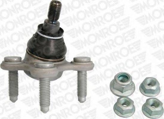Опора кульова AUDI A3, Q3, SEAT ALTEA, VW CADDY III, GOLF 03 перед. міст праворуч(Вир-во MONROE) MONROE L29575 на SEAT LEON (1P1)