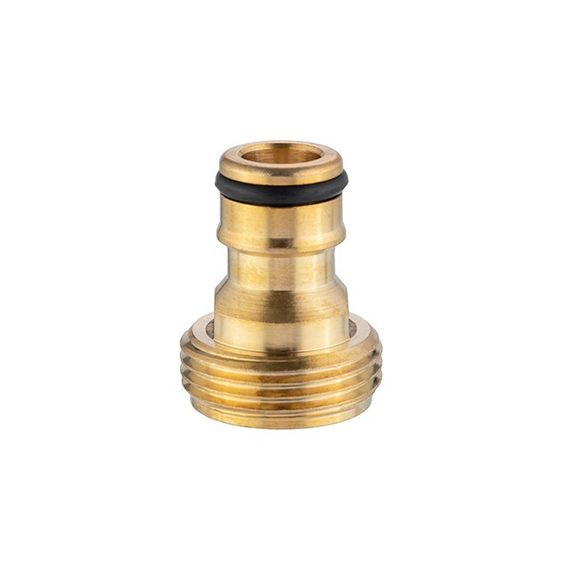 Адаптер латунний на конектор 1/2" з зовнішньою різьбою 3/4" STORM INTERTOOL GE-1202 | Зображення 2