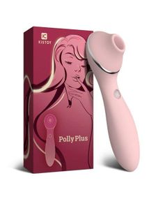 Вакуумный вибратор KISTOY Polly Plus Pink Sex Aura