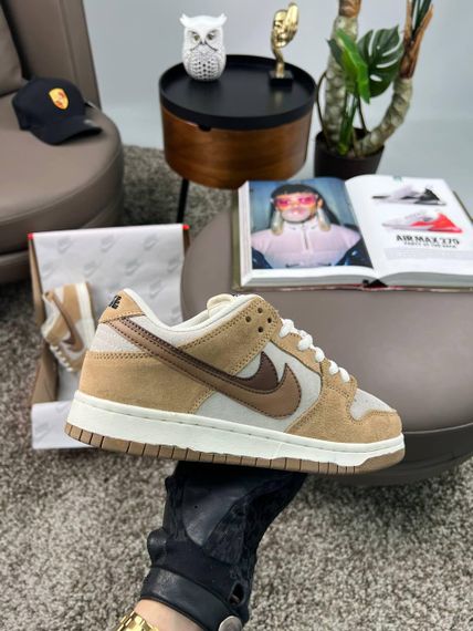 Кросівки SB Dunk Low SE “85 Double Swoosh Brown Grey , В'єтнам 38 24 см | Зображення 8