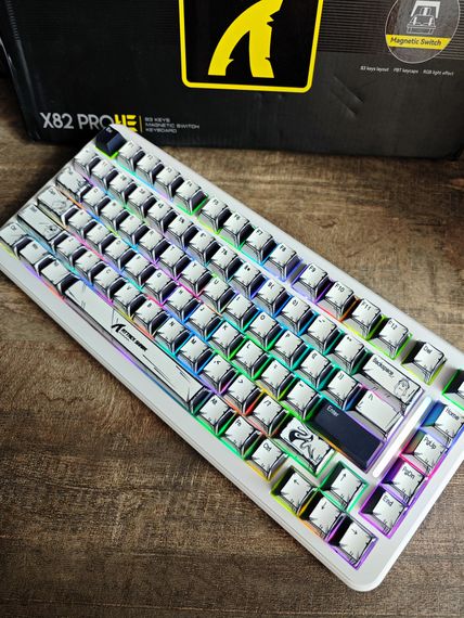 Магнітна клавіатура ATTACK SHARK X82 PRO HE Сomic Бездротова Ігрова | Зображення 1