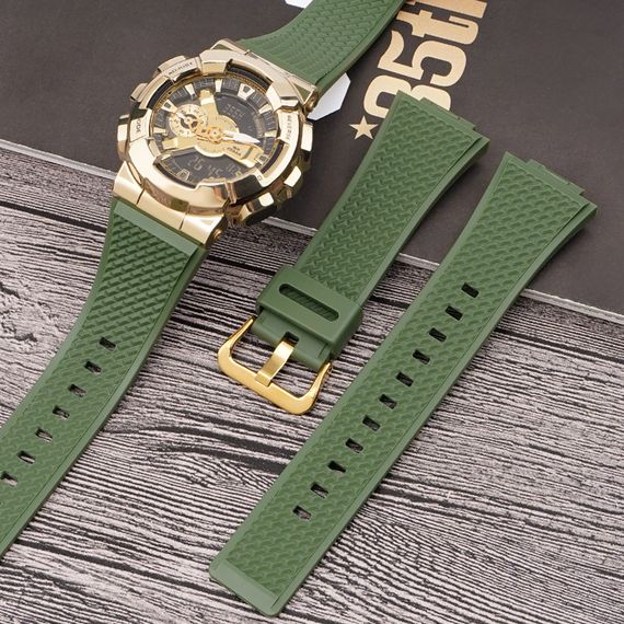 Ремінець для Годинник C2asio G-Shock GA-100/110 Army Green GD | Зображення 2
