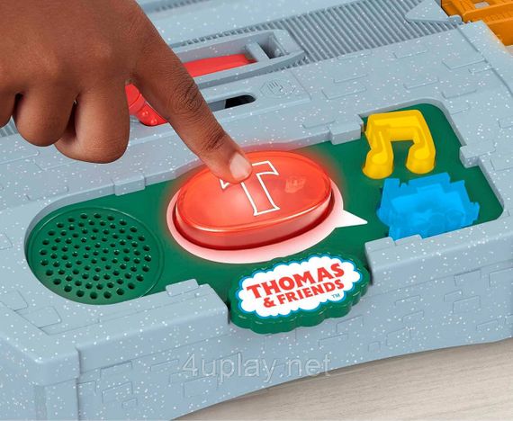 Паровозик Томас и друзья. Железная дорога "Говорящая доставка". Thomas & Friends Talking Cranky Delivery Train | Зображення 4