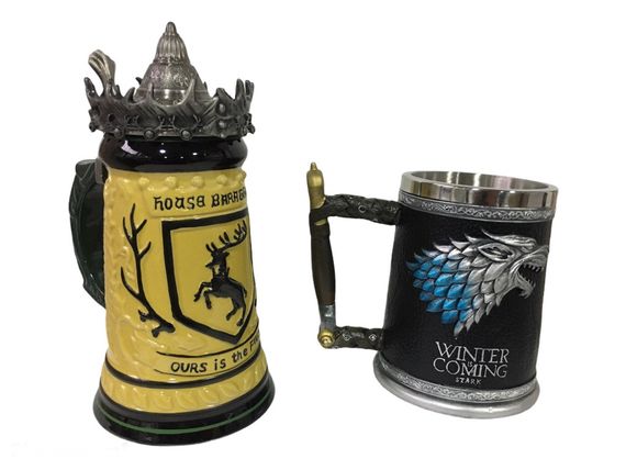 Подарунковий набір Кухоль Game Of Thrones House Герб Баратеонів Гра Престолів і Winter Is Coming Stark