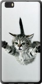 Чехол на Huawei Ascend P8 Lite Летящий котёнок "2322u-126-17620"