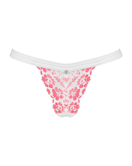 Трусики мереживні стрінги Obsessive Bloomys thong S/M Sex Aura | Зображення 8