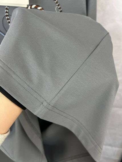 Футболка Hermes сіра з вишивкою f706 | Зображення 6