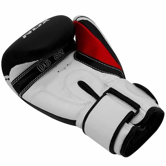 Боксерські рукавиці RDX 4B Robo Kids White/Black 6 унцій (капа в комплекті) | Зображення 5
