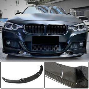 Передний бамперный лип Mad-Style для F30 M-Sport, Карбон для BMW 3 серия F-30/31/34 2012-2019 гг