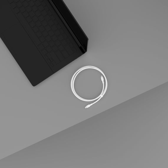 Кабель Belkin USB-С - USB-C силіконовий, з кліпсою, 2м, білий (CAB009BT2MWH) | Зображення 6