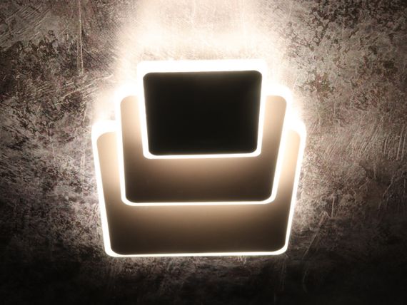 Сучасний креативний світильник стельовий LED для кухні ванної офісу 25468 Коричневий 7х25х40 см. | Зображення 1