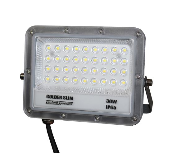 Прожектор LED 30W GOLDEN Slim 220V 3300Lm 4000K IP65 Ny95001193