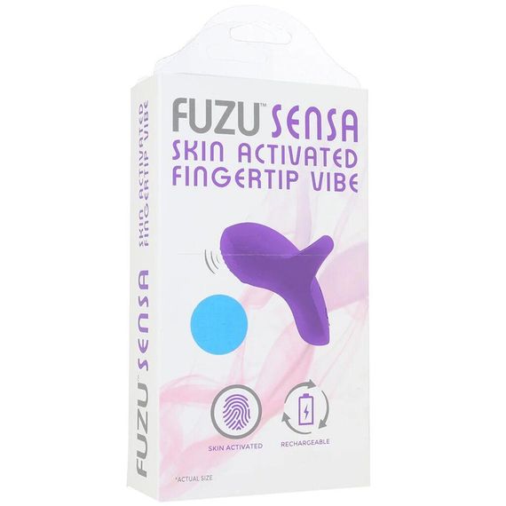 Вибратор на палец FUZU Sensa Skin Activated Fingertip Vibe – Pastel Blue, сенсорное управление, 8 режимов sexstyle | Зображення 5