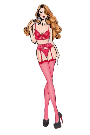 Комплект білизни BOMBSHELL BOUDOIR PEEK A BOO WIRE 3 PC SET | Зображення 2