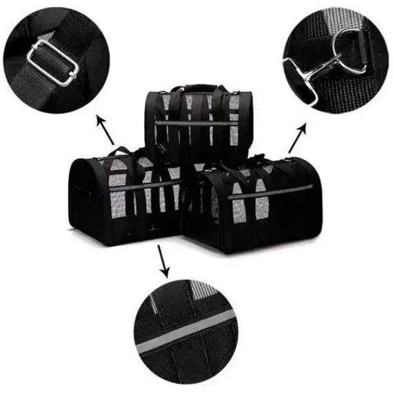 Голубой Сумка переноска для кошек и собак CosmoPet CP-46 | Зображення 7