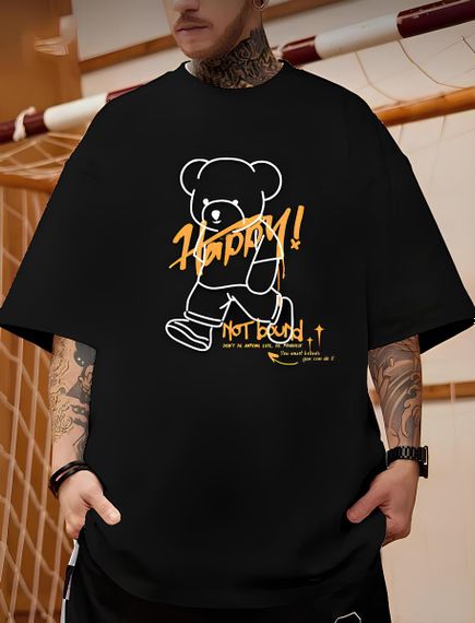 Футболка з ДТФ принтом (оверсайз)