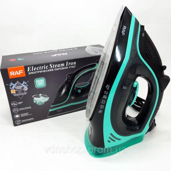Парова праска для одягу побутова RAF R.1250 2200 Вт, Праска для прасування дитячих речей LA-30 | Зображення 5
