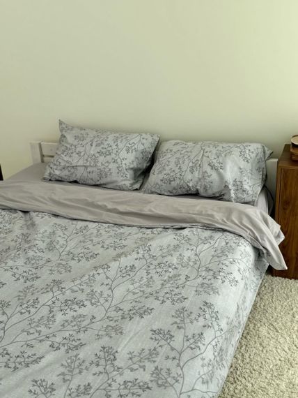Постільна білизна євро Dushka Home Сатин 21630 200х220 см