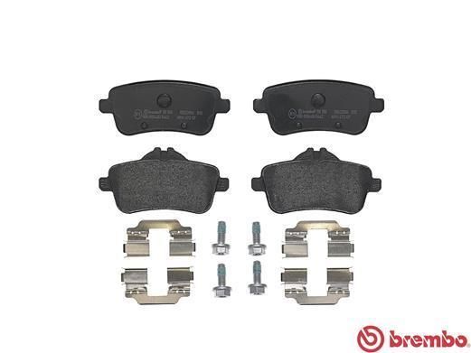 Гальмівні колодки дискові, задня вісь BREMBO, P50100