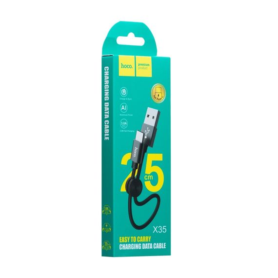 USB Hoco X35 Premium Charging Type-C 0.25m | Зображення 1