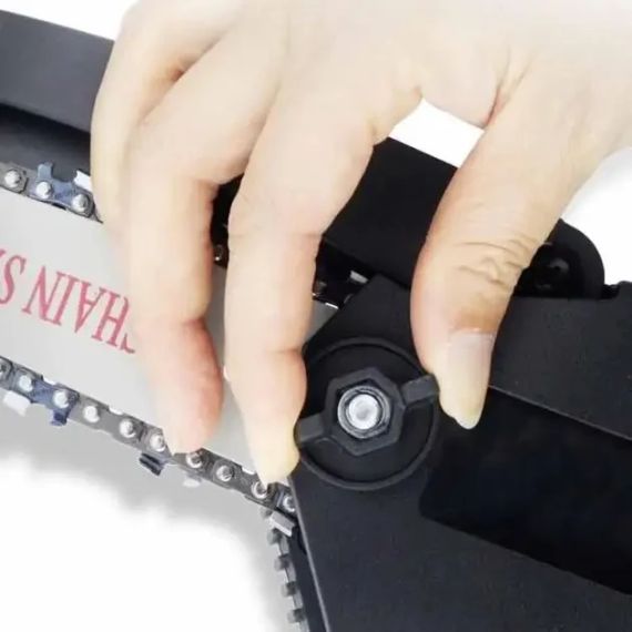 Акумуляторна ланцюгова міні-пилка сучкоріз для обрізання дерев Mini Electric Chainsaw Black 1 АКБ | Зображення 2