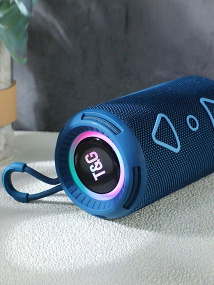 Колонка портативна Bluetooth T&G TG656 blue синя | Зображення 4