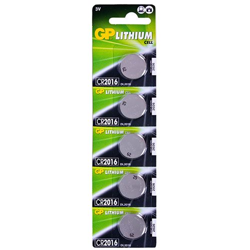 Батарейка GP дисковая Lithium Button Cell 3.0V CR2016-8U5 літієва