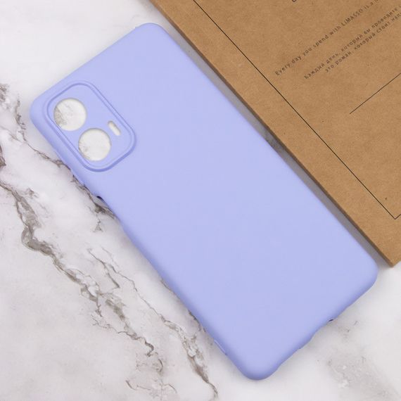Чохол TPU GETMAN Liquid Silk Full Camera для Motorola Moto G24 | Зображення 3
