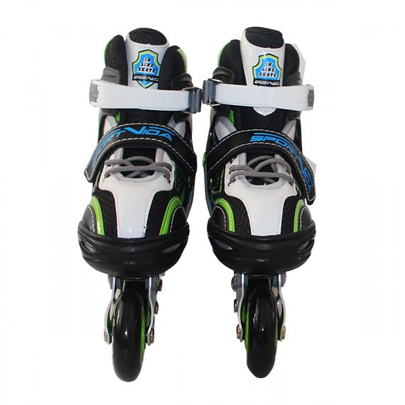 Роликові ковзани SportVida 4 в 1 Size 31-34 Black/Green/White (SV-LG0034) | Зображення 1