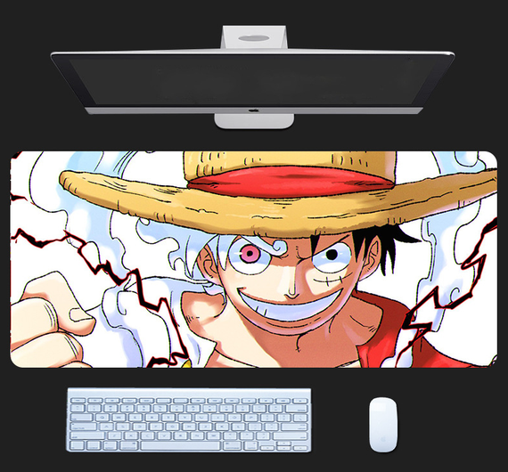 Ігрова поверхня для мишки з Аніме принтом "Ван Піс / One piece" Монкі Д. Луффі 800*300*3 мм 0123