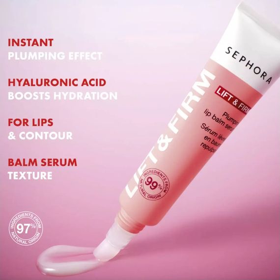 Бальзам для губ Sephora Lift & Firm Plumping lip balm serum (15 ml) | Зображення 1